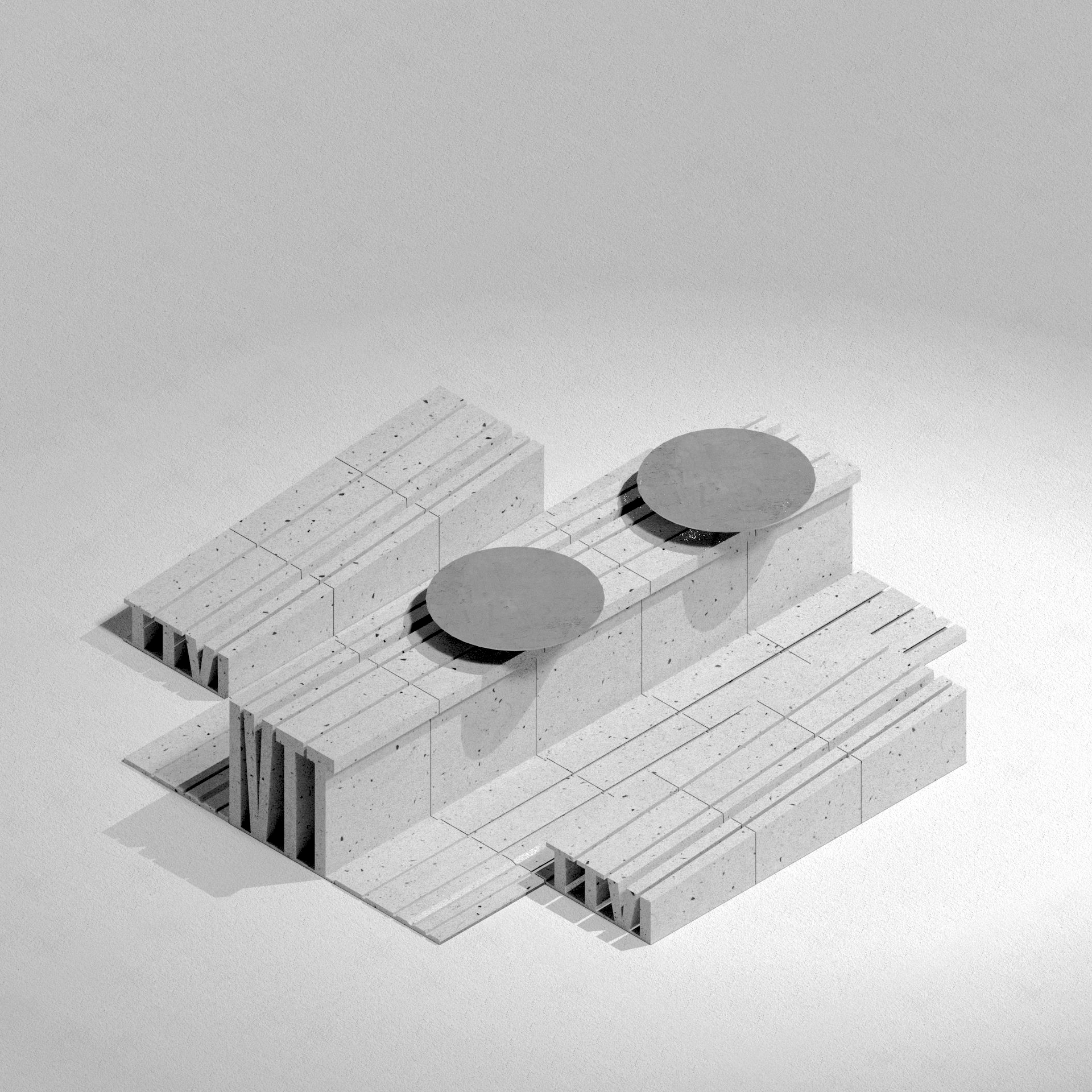 Monogram Pavement, MONOGRAM™ · 바닥 · INVENTECT 2