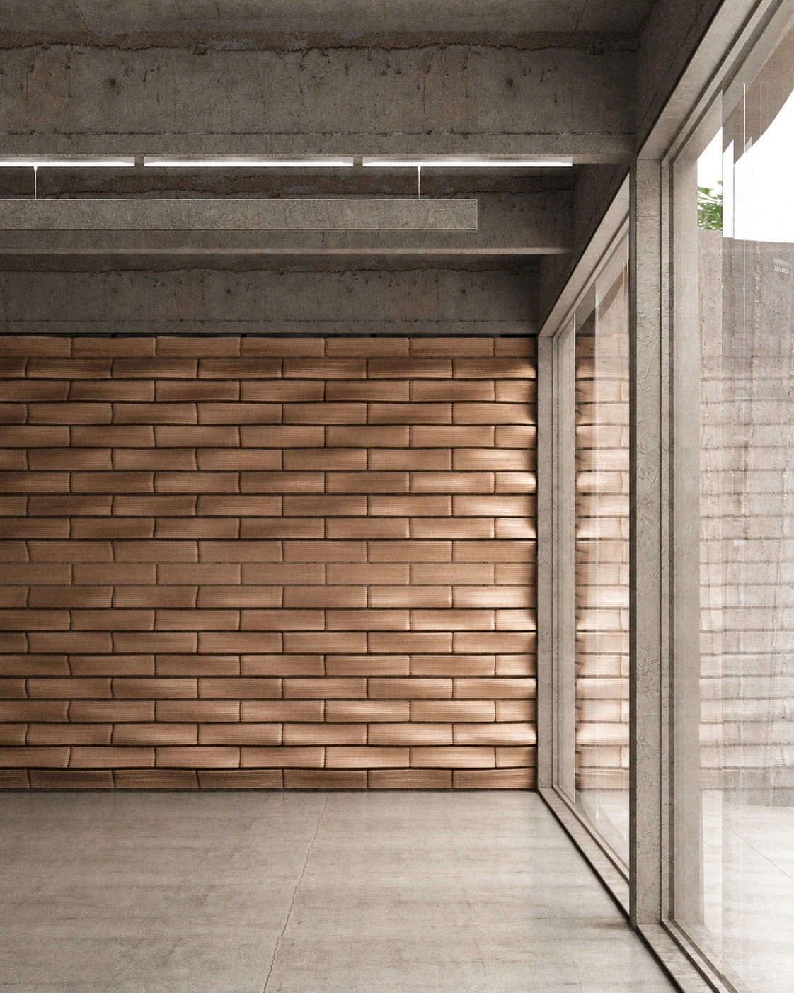 Wave Brick Wall, BIT-BRICK™ · 벽 · INVENTECT 1