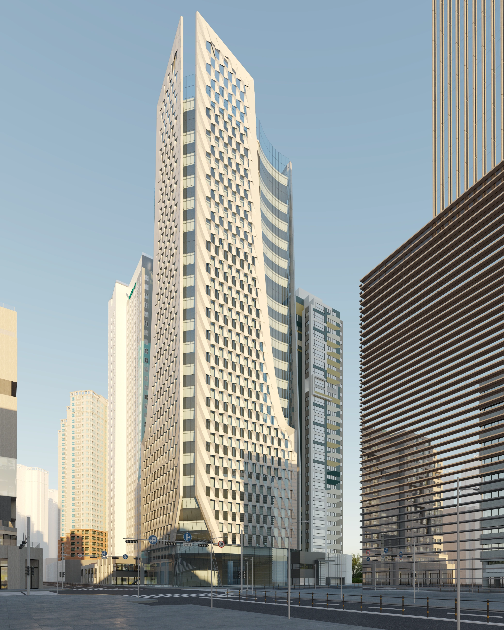 Midas IT HQ, 파사드 · 성남 · 2024 1